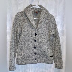 Merrell butonned gray shawl collar Jacket size‎ small